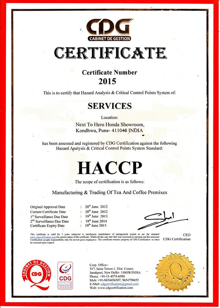 HACCP-sertifika